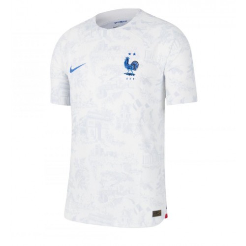 Frankrig Raphael Varane #4 Replika Udebanetrøje VM 2022 Kortærmet